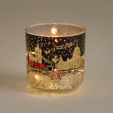 Mandarin Clove & Cinnamon Townhouse Light Up Candle