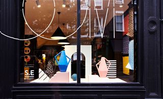 Darkroom boutique, on Lamb's Conduit Street, is hosting a playful postmodern tribute to Ettore Sottsass - titled So Sottsass - in collaboration with Studiopepe, Zuzunaga and Stone Theatre, among others. Cutting a dashing in the windows are Studiopepe's angular Kora Vases