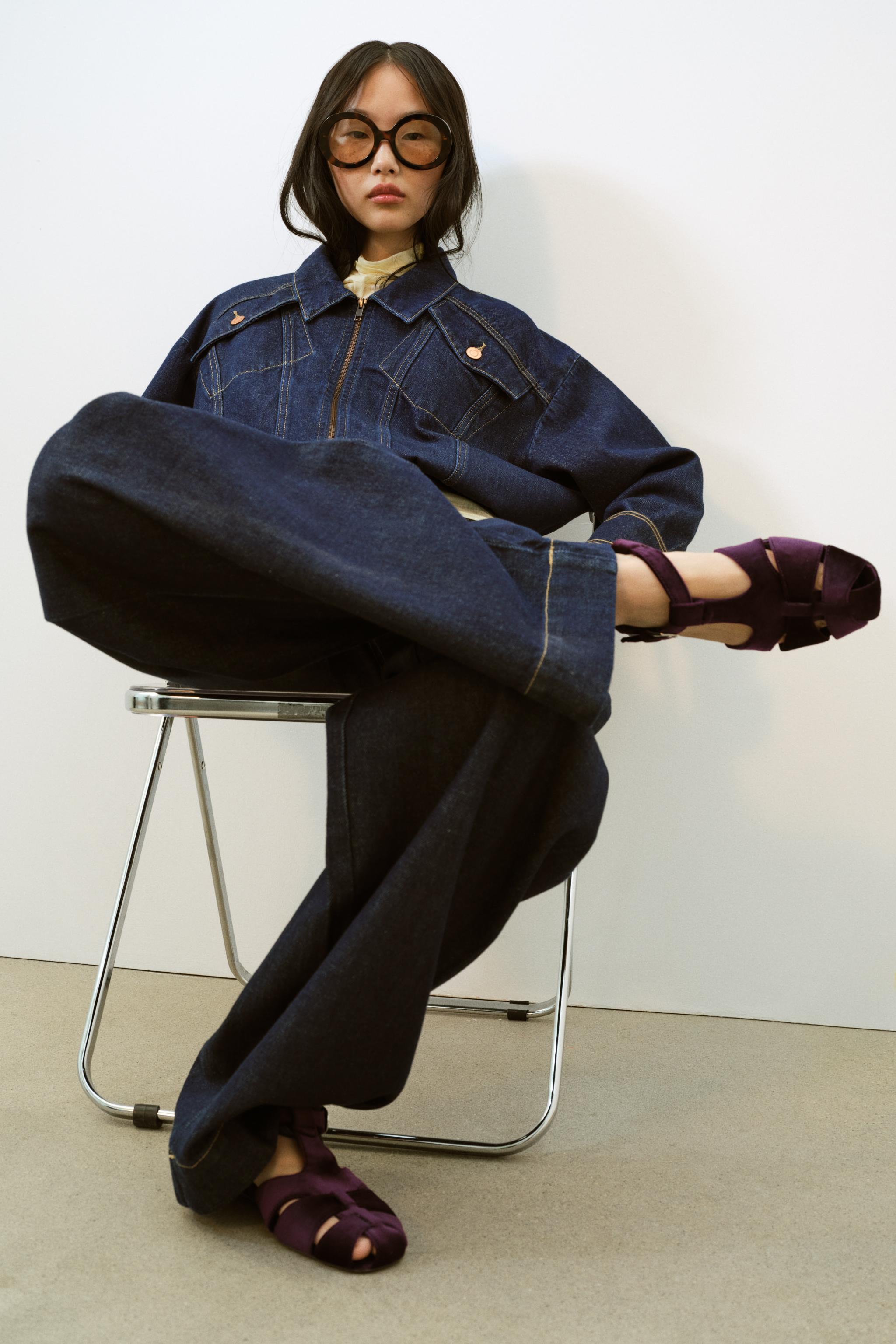 Velvet-Effect Cage Sandals