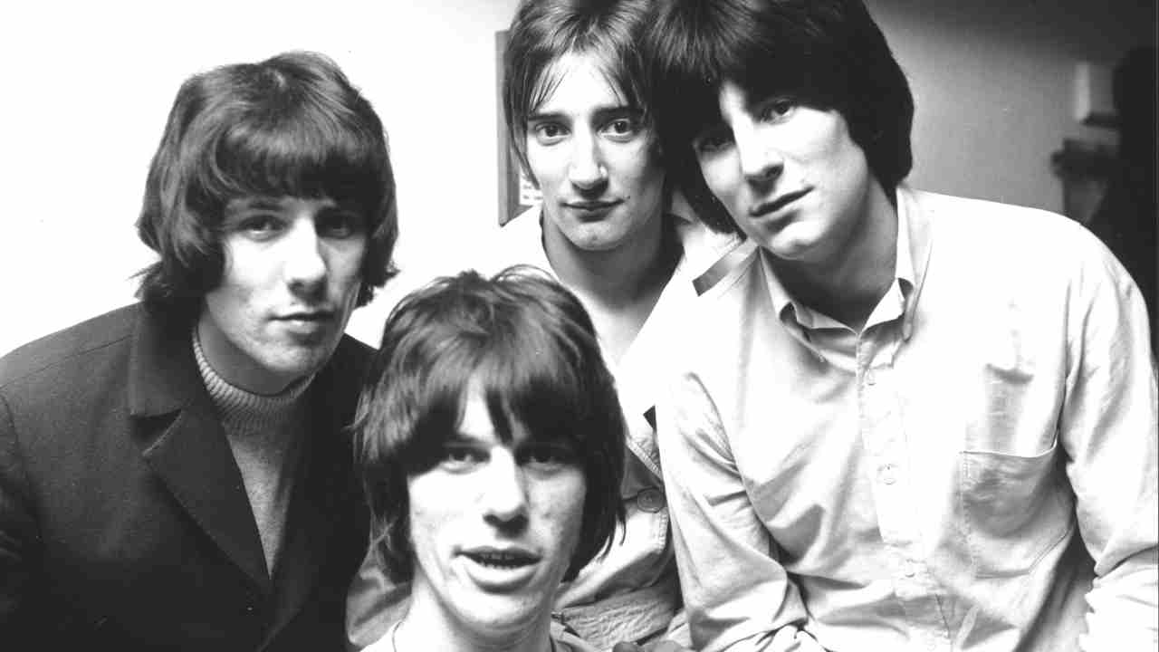 The Jeff Beck Group posing for a photograph in the late 60s