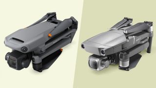 The DJI Mavic 3 and Mavic 2 Pro drones