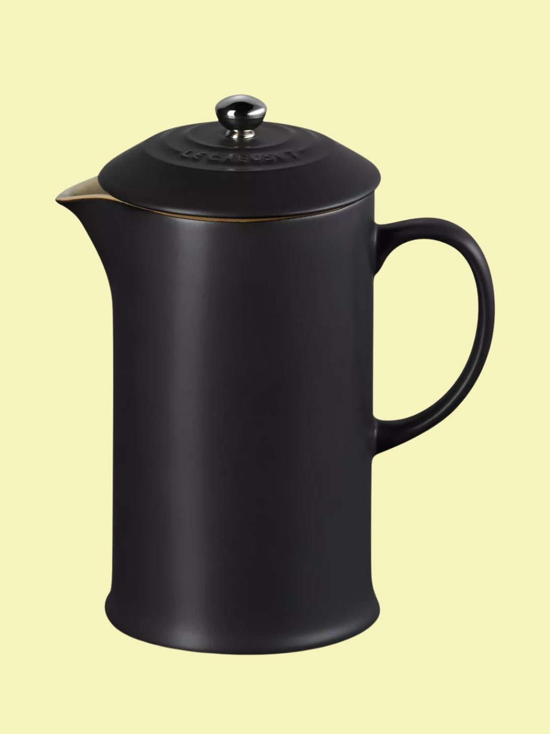 Le Creuset, Stoneware Coffee Press in Satin Black