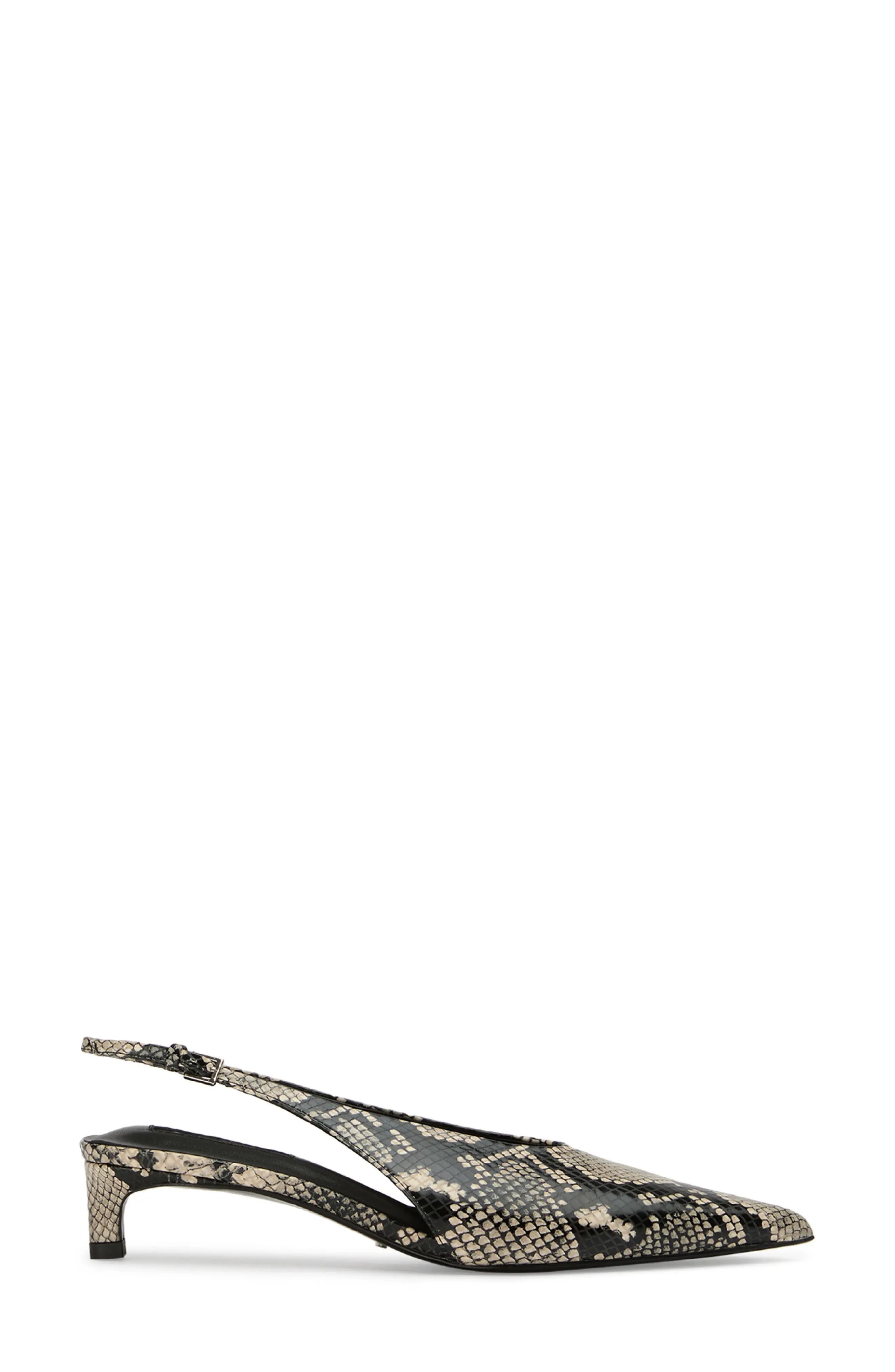 Tony Bianco, Charlie Slingback Pointed Toe Kitten Heel Pumps