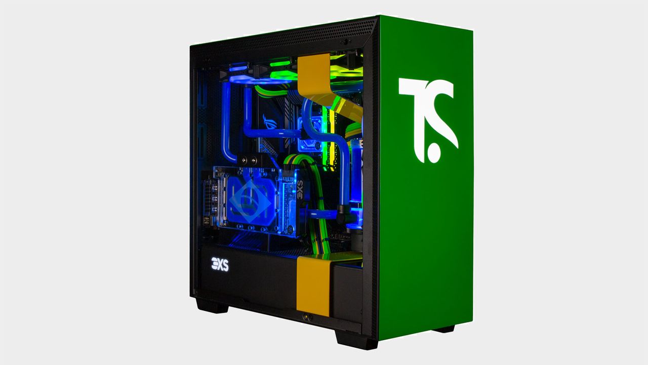 Scan Thiago Silva gaming PC on grey background