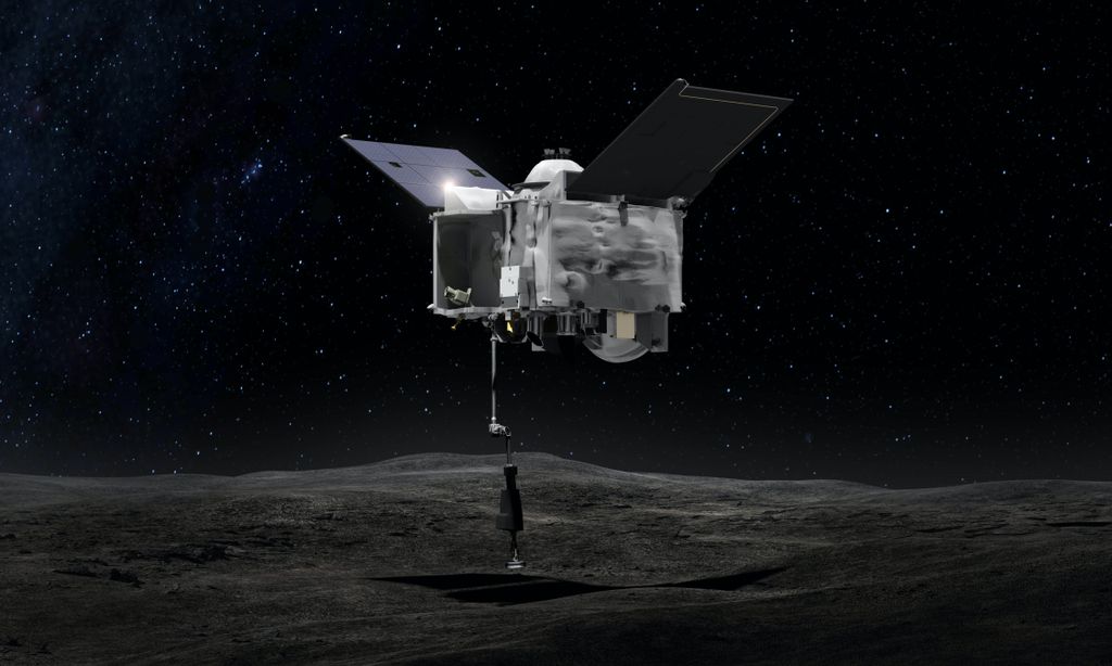 Asteroid Bennu: Successful touchdown —but sample return mission has only just begun