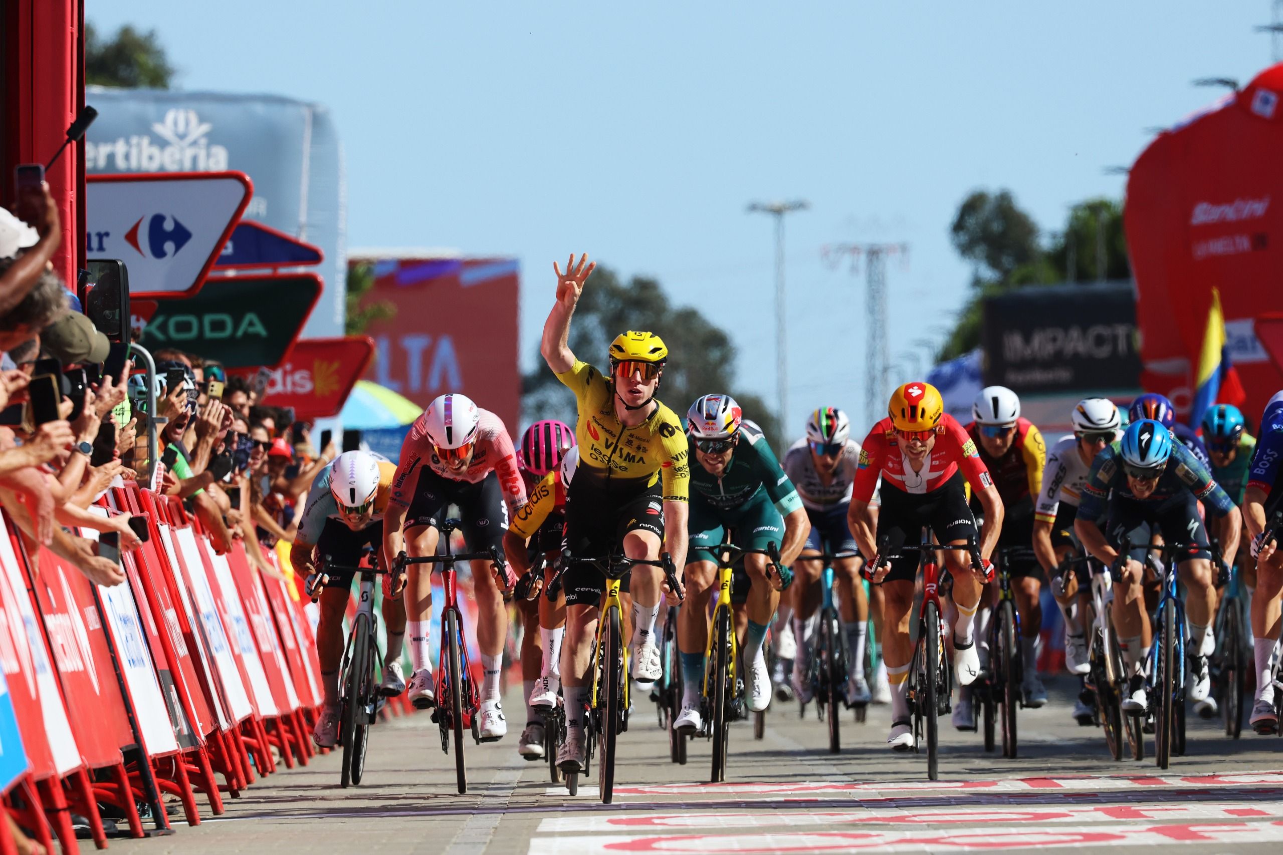 Matthew Brennan romps to win number four on Vuelta a España stage 16