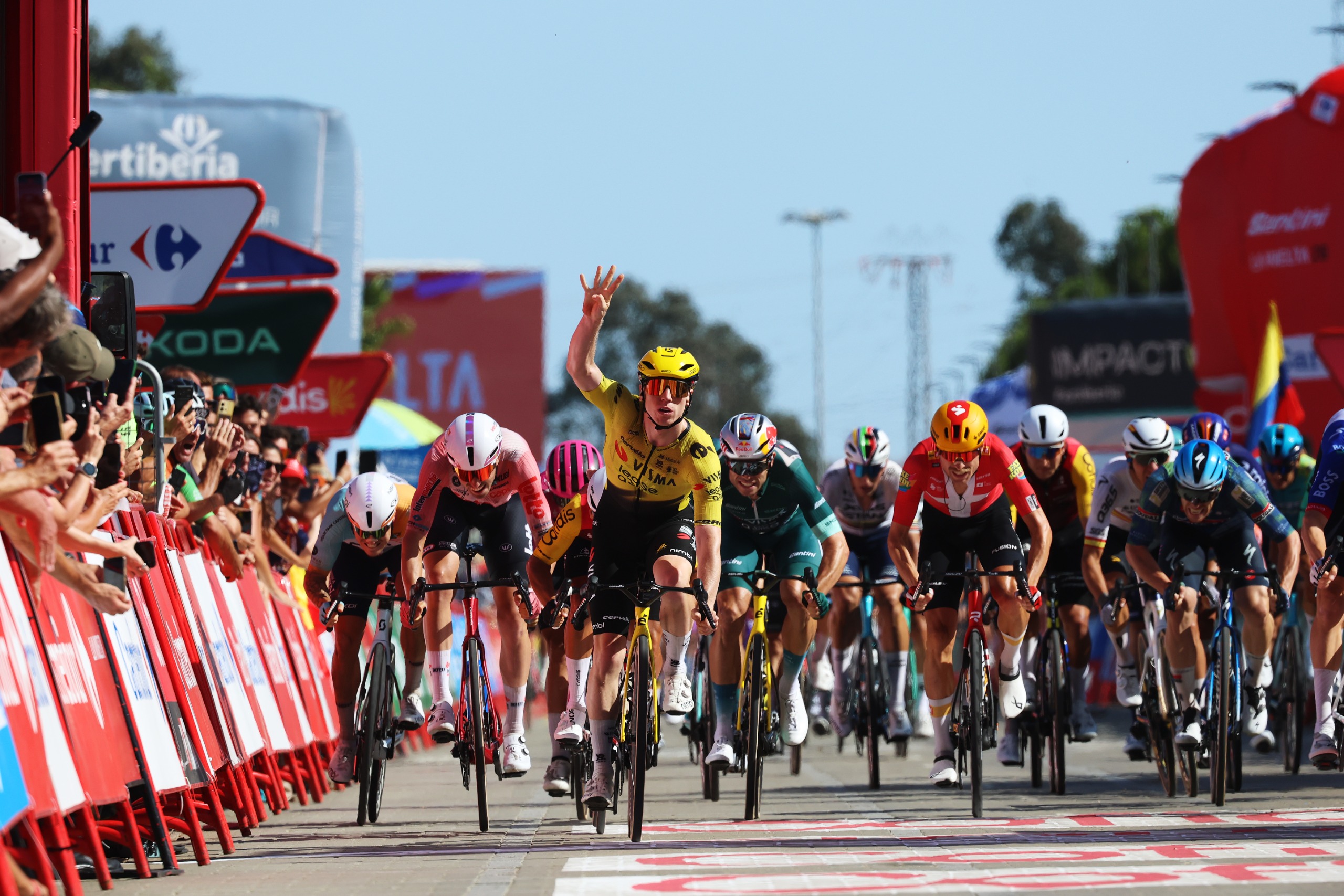 Matthew Brennan wins Vuelta a Espana stage 16