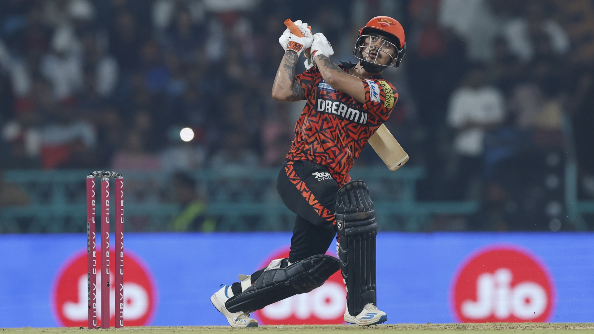Ishan Kishan of Sunrisers Hyderabad in IPL action