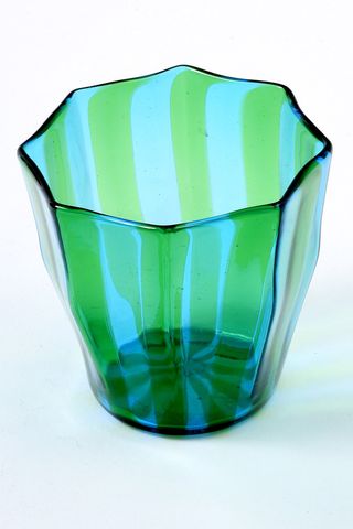 Rosanna Murano tumbler in Green and Turquoise, £95, Campbell–Rey and Laguna B at 8 Holland Street