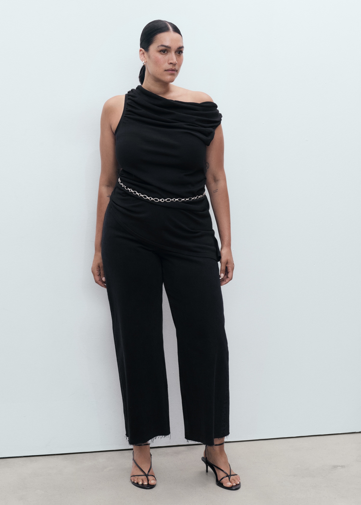 Catherin Culotte High-Rise Jeans - Women | Mango United Kingdom