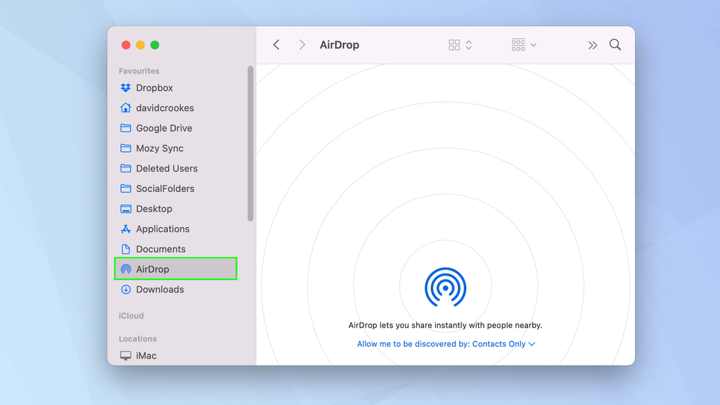 How to use AirDrop on Mac Tom s Guide