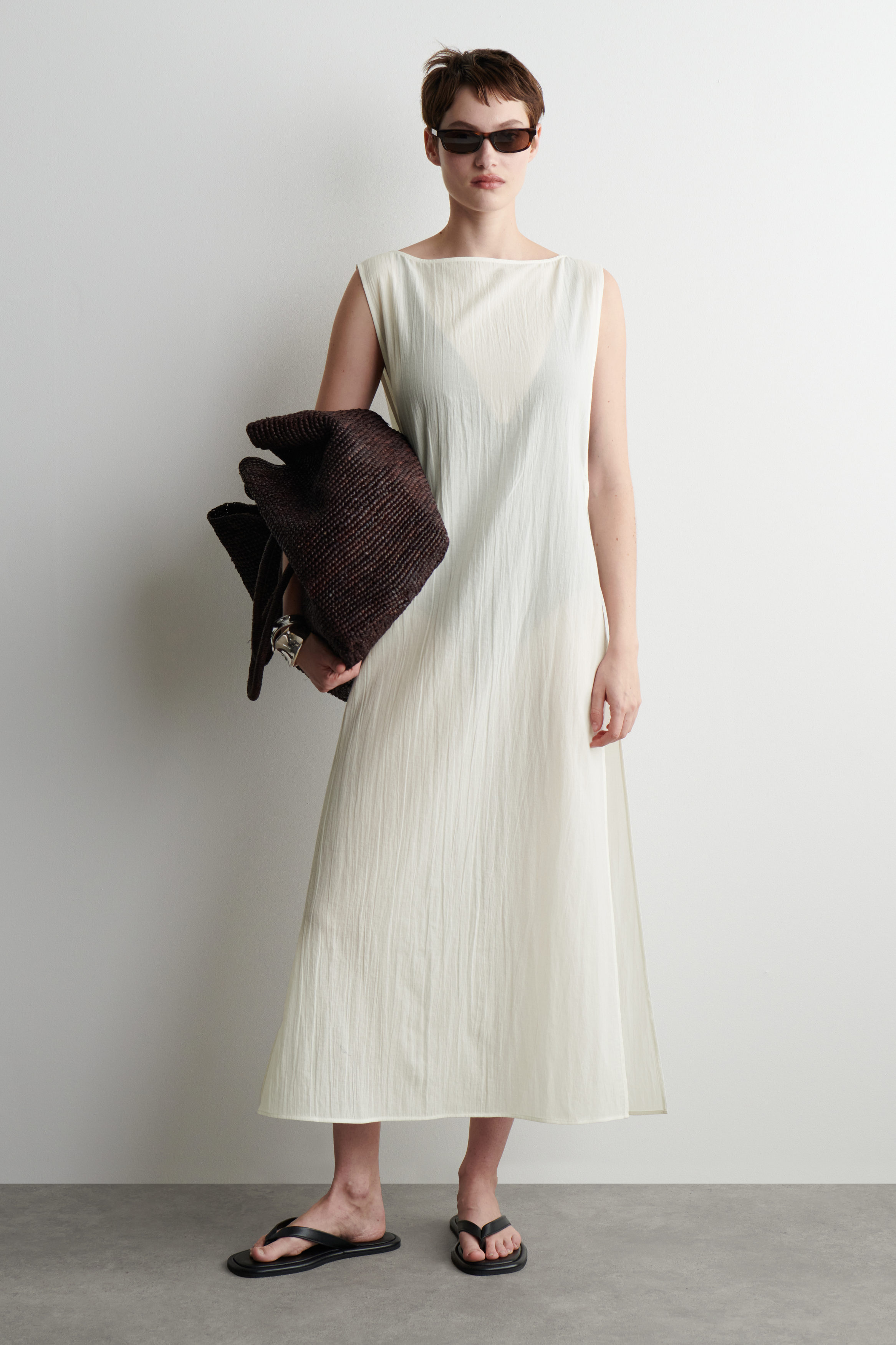 Open-Side Sheer Tunic