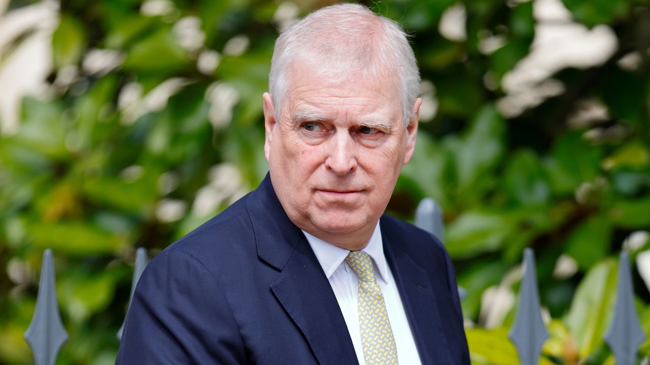 Andrew attends the traditional Easter Sunday Mattins Service at St George&#039;s Chapel, Windsor Castle on April 20, 2025