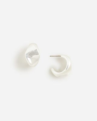 Curved Hoop Earrings