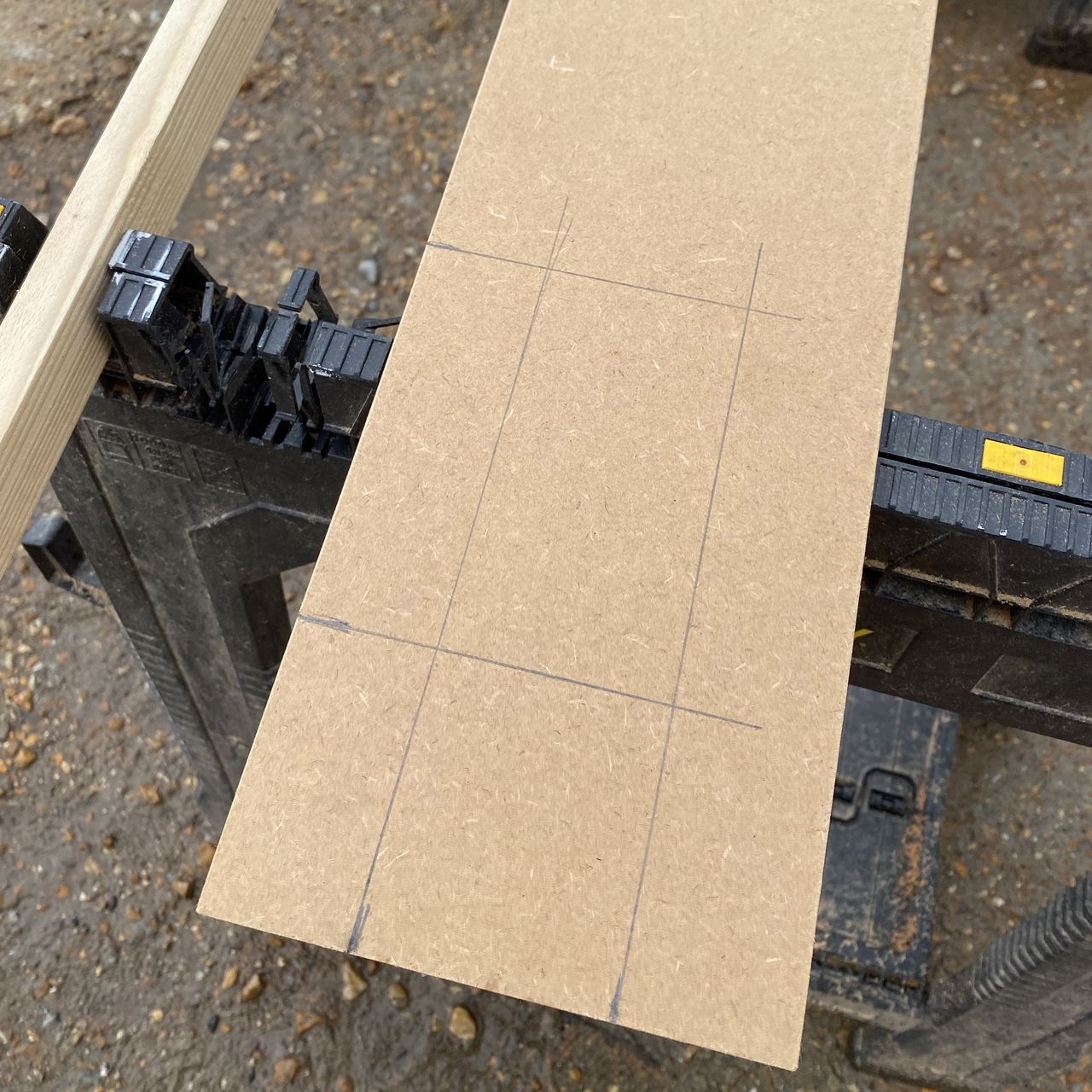 Cutting a plug hole in wall panelling