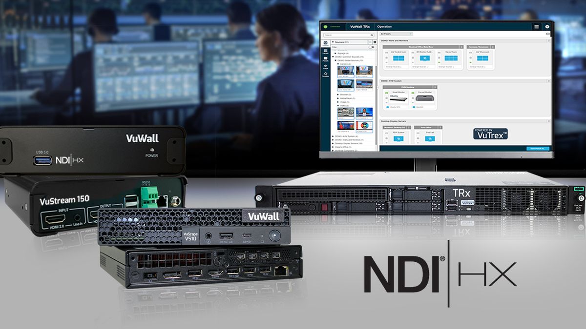 VuWall Announces NewTek NDI Protocol Support Across Visualization Ecosystem