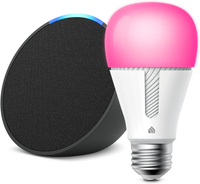 Echo Pop bundle with TP-Link Kasa Smart Color Bulb: was $62.98 now