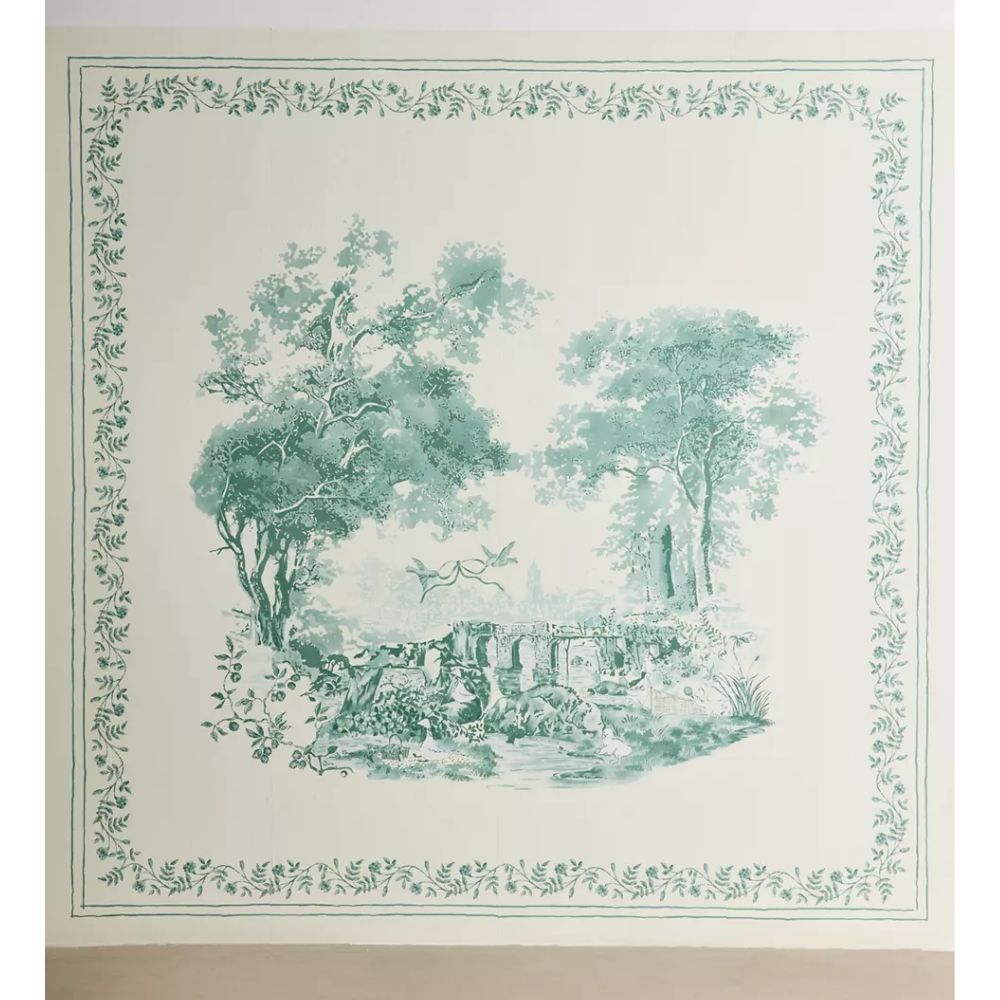 UO Home Goose Toile Removable Wall Mural