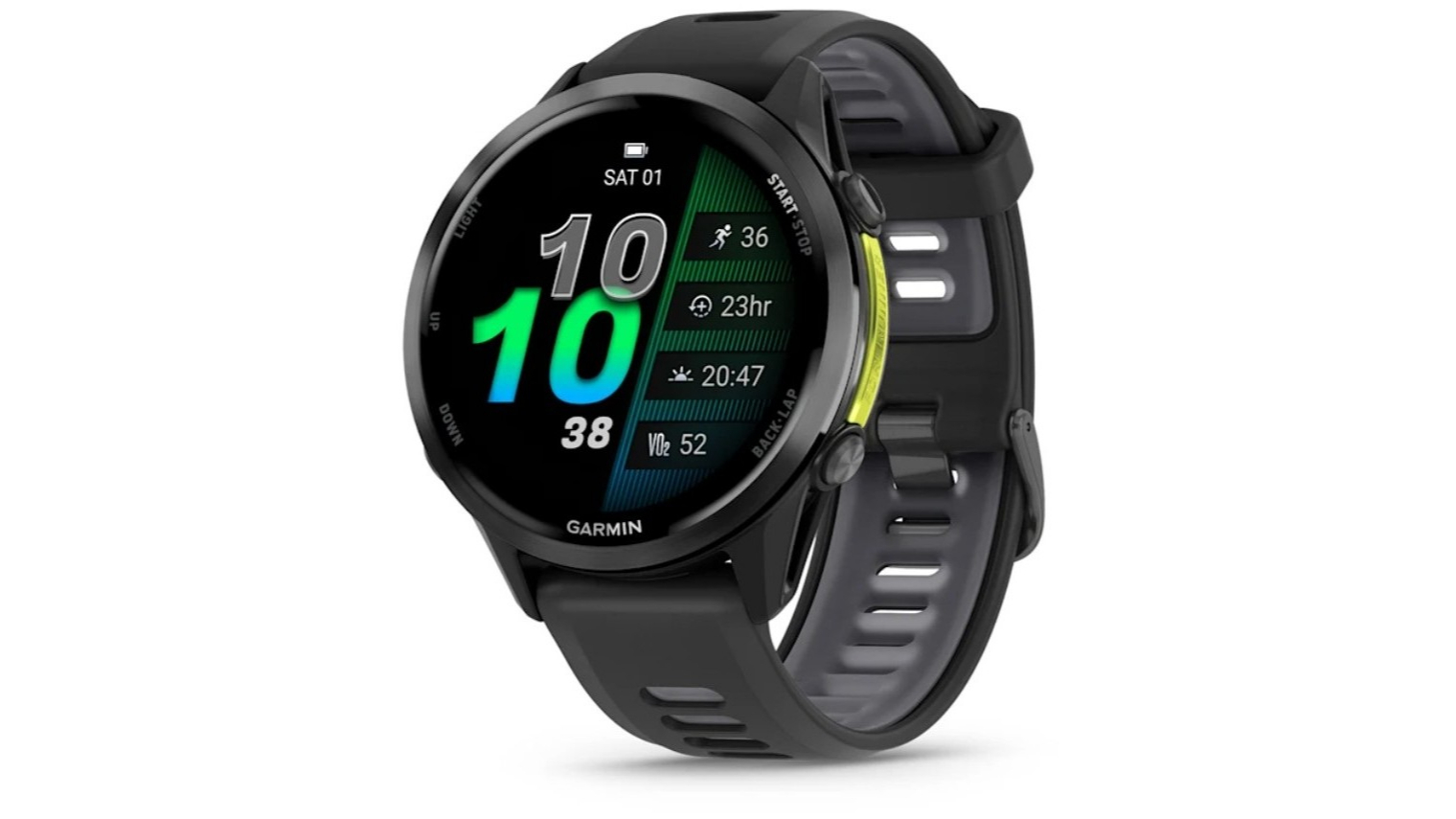 Garmin Forerunner 970 smart watch on a white background