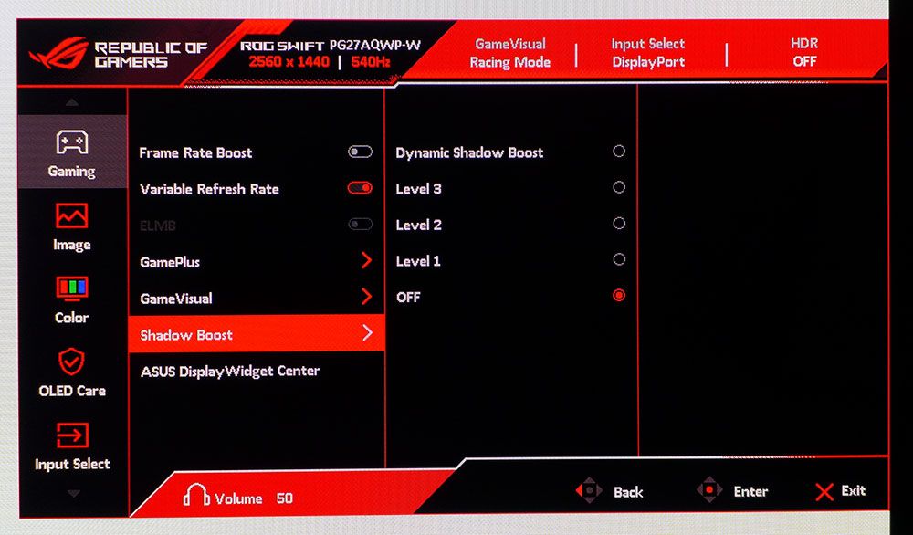 Asus ROG Swift PG27AQWP-W