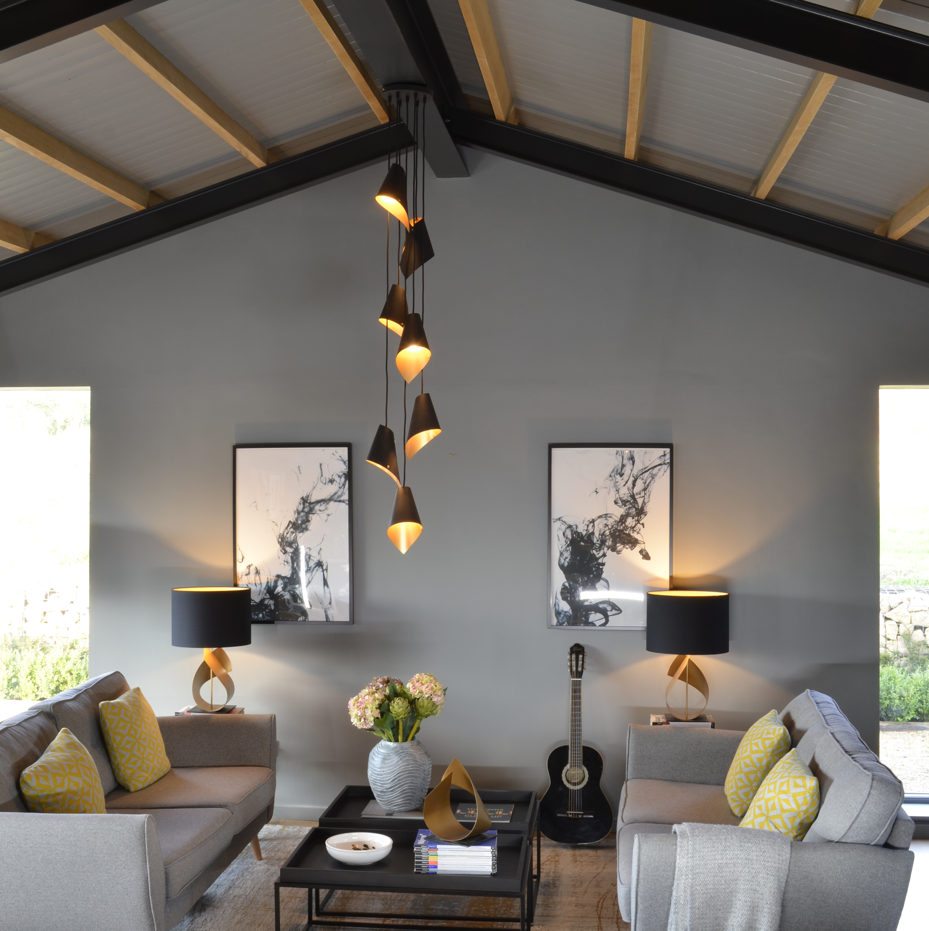 10 gorgeous lighting ideas for vaulted ceilings | homebuilding