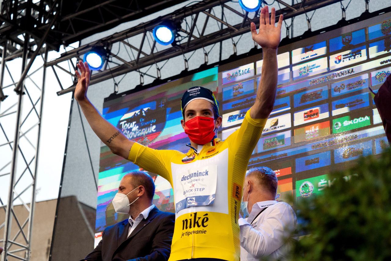 Tour de Slovaquie 2021 65th Edition 1st Stage Kosice Kosice 1584 km 16092021 Alvaro Jose Hodeg COL Deceuninck QuickStep photo Igor StancikBettiniPhoto2021