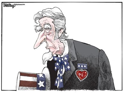 Editorial cartoon U.S. September 11th remembrance