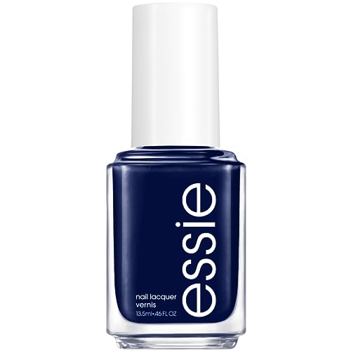 Essie Salon-Quality Nail Polish, Vegan, Fall 2023, Dark Blue, Step Out of Line, 0.46 Fl Oz
