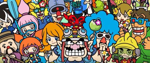 Wario and friends pictured in WarioWare: Move It!