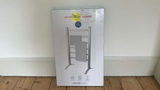 DrySoon Heated Towel Airer box