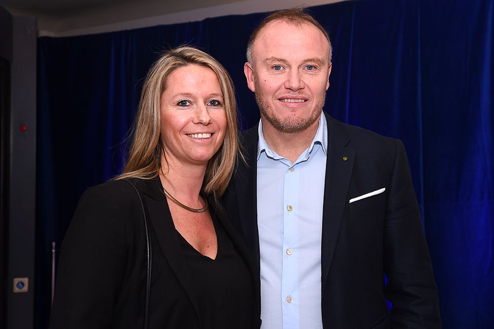Ivan De Schamphelaere, Verandas Willems team manager, and Vanessa Everaert