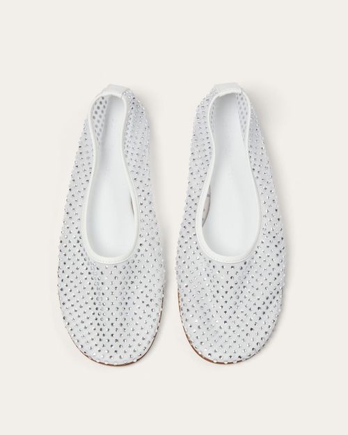 Balla Crystal Mesh Flats