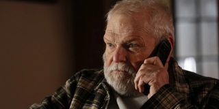 The Blacklist Brian Dennehy on the phone