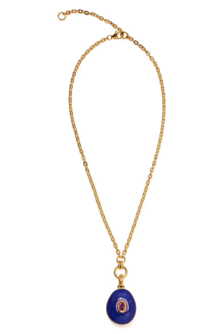 Glass Drift Pendant Necklace