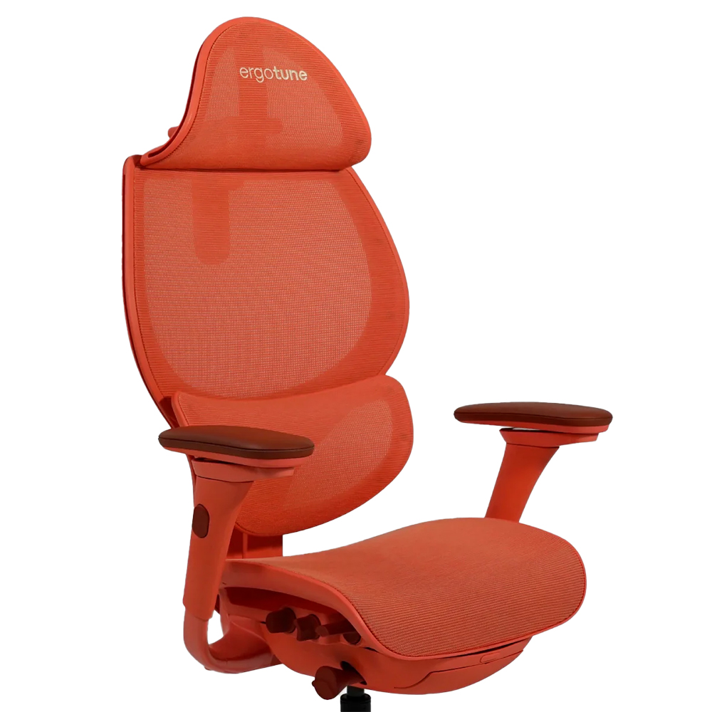 A red ErgoTune Vesby office chair