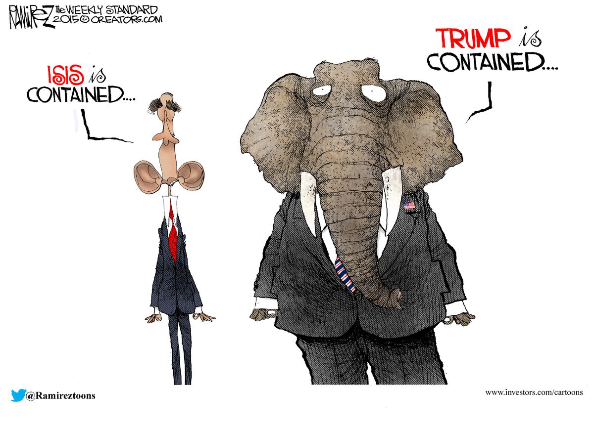 Obama cartoon ISIS GOP Trump | The Week