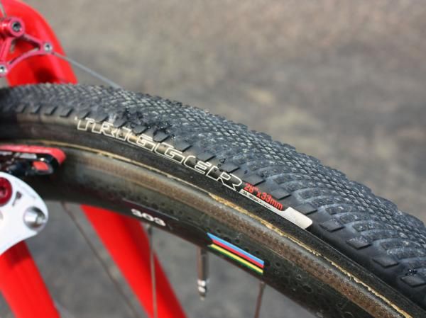 Todd Wells (Specialized) is currently testing three different sets of new Specialized 'cross tubulars set to debut next season.