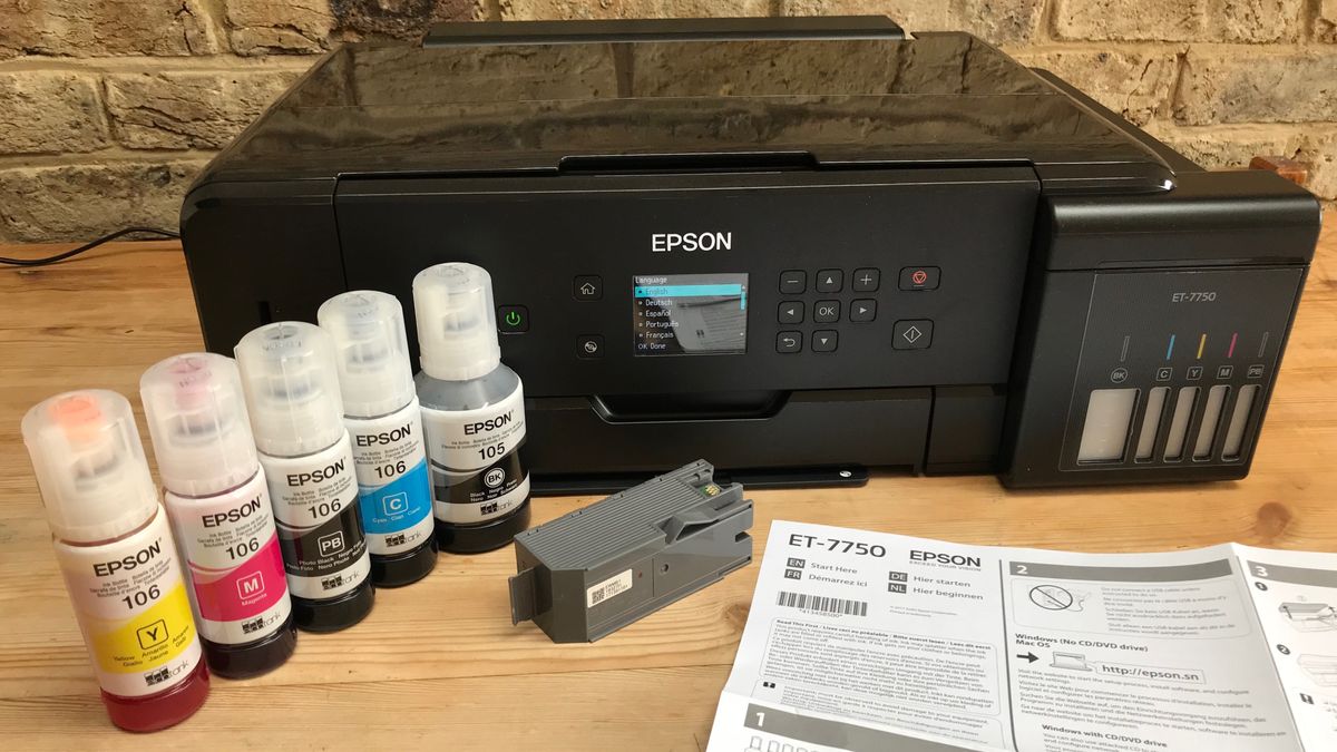 Epson EcoTank ET7750 refillable ink tank printer review TechRadar