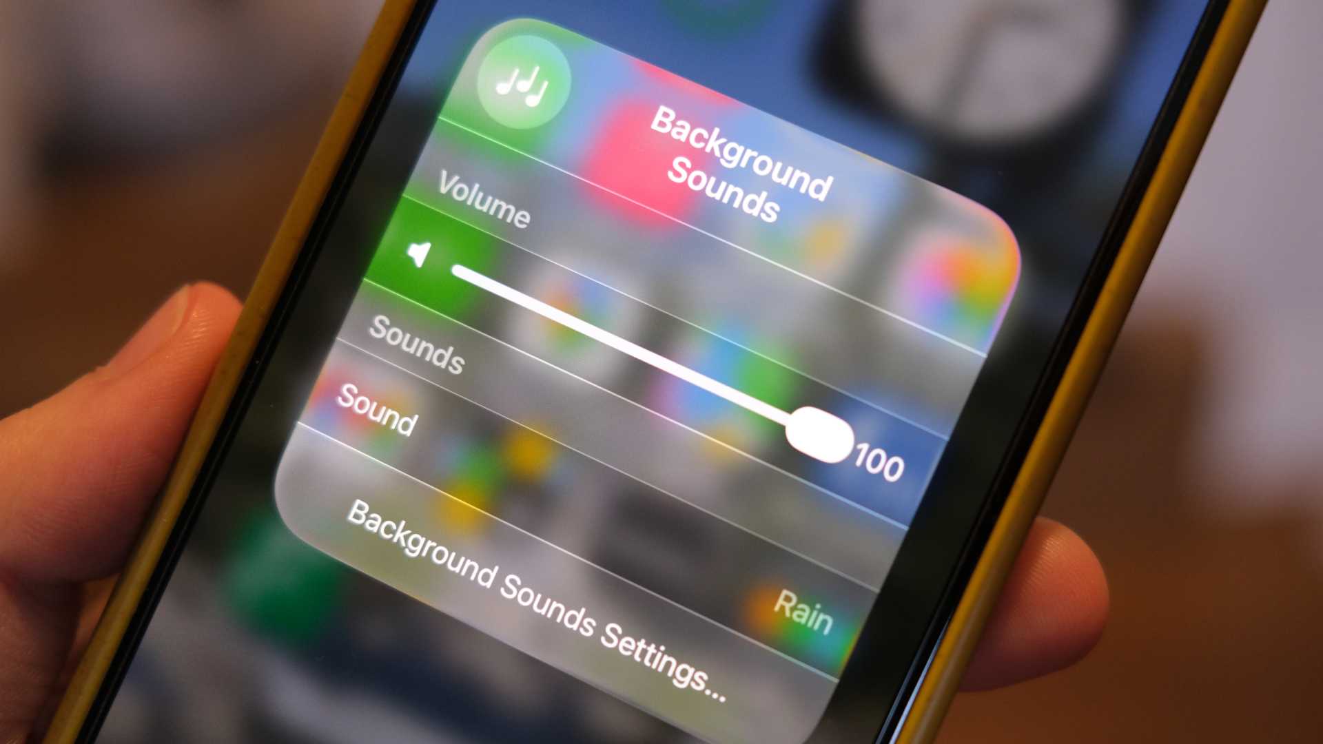 iPhone Background Sounds