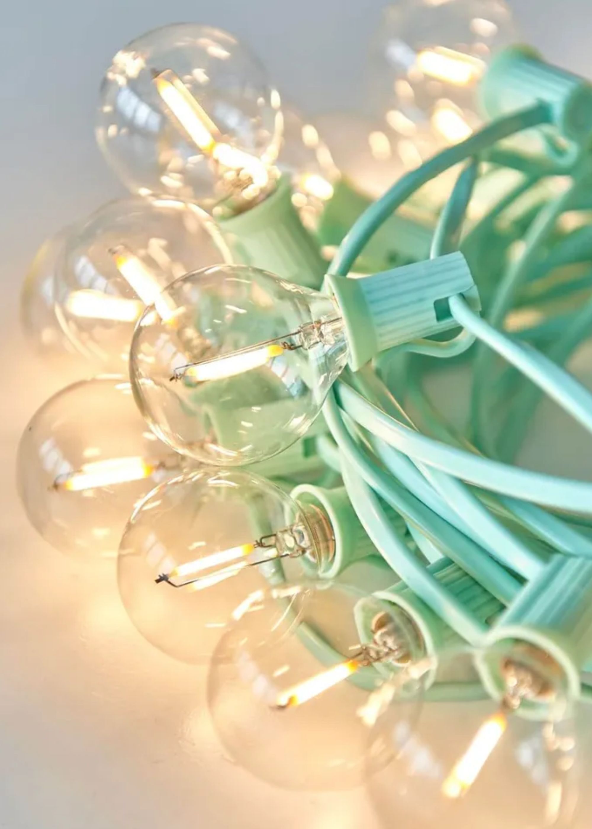 Graham and Green, Teal Festoon Lights