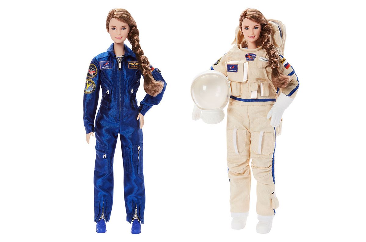 Russias Only Woman Cosmonaut Anna Kikina Inspires One Of A Kind Barbie Doll Space