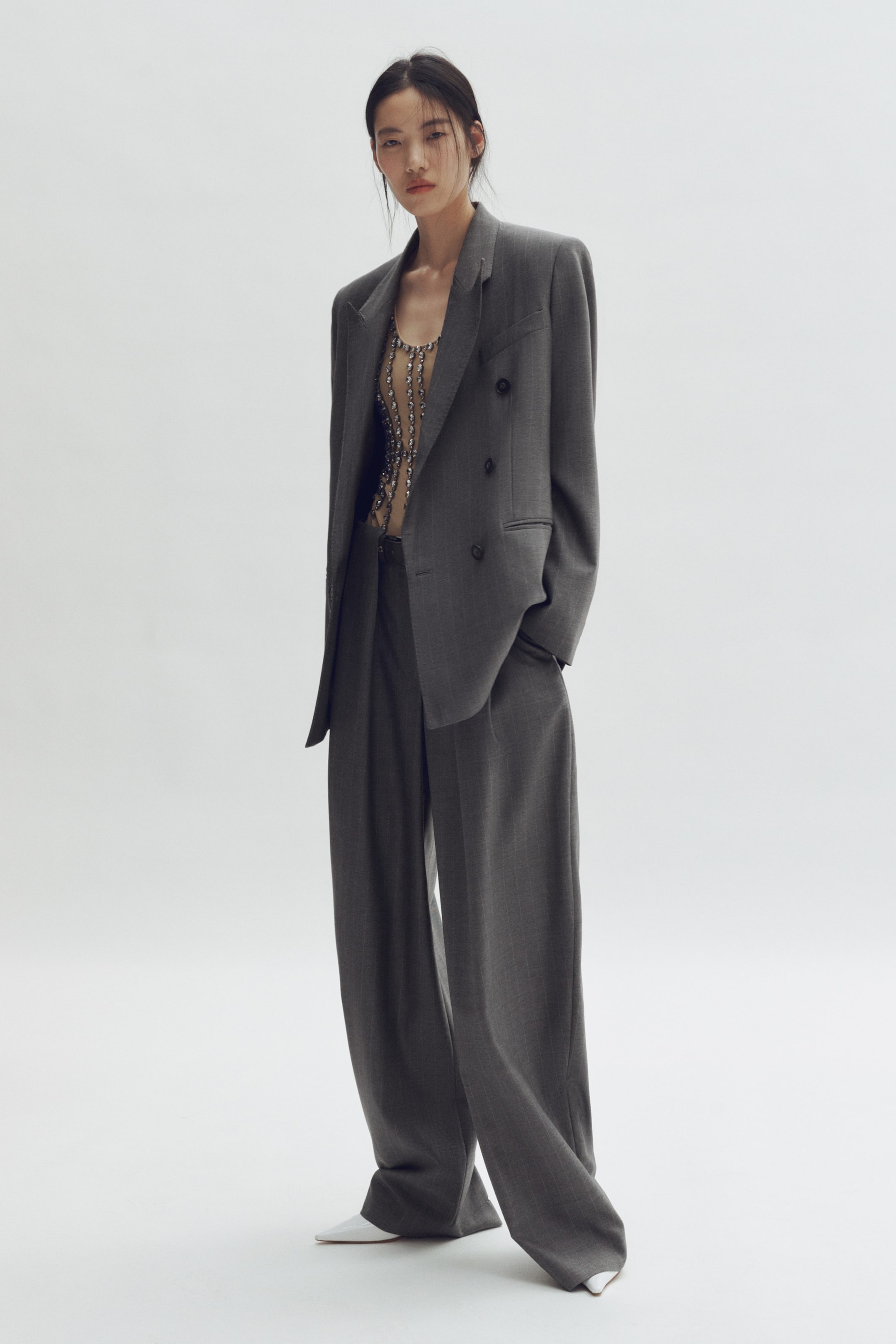Double-Breasted Wool Blazer