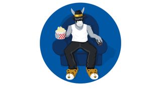 HideMyAss streaming donkey with popcorn