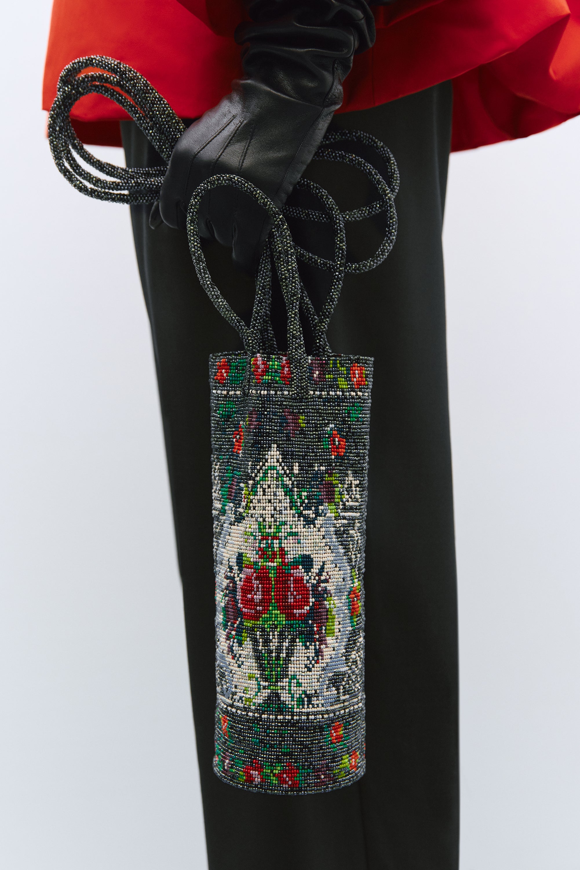 Handmade Beaded Bag Camelia Cordera