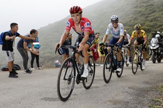 Remco Evenepoel, Enric Mas and Primoz Roglic at the Vuelta a Espana