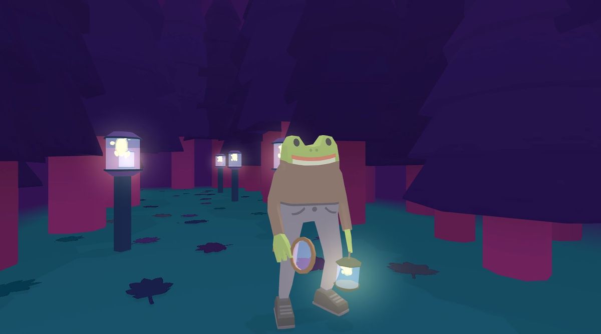 The Case of the Invisible Wizard is a forthcoming frog detective adventure