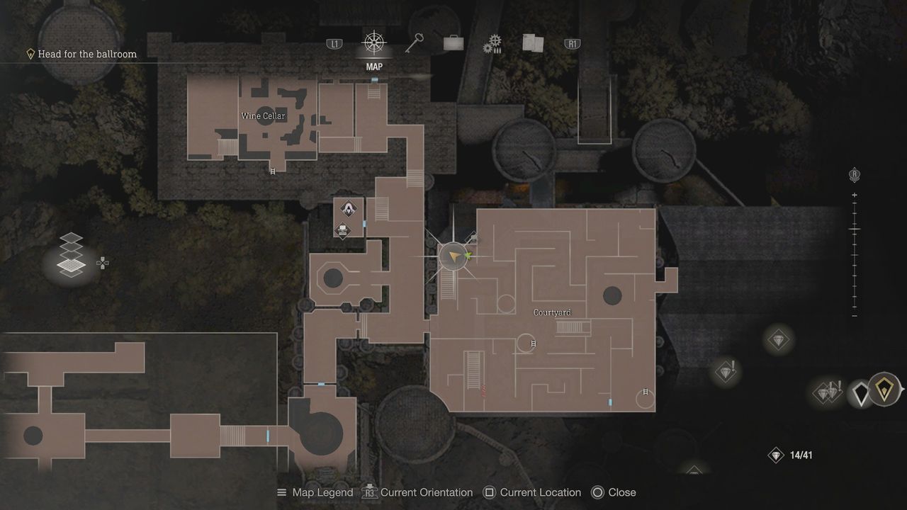 Resident Evil 4 Remake Clockwork Castellan in the garden maze