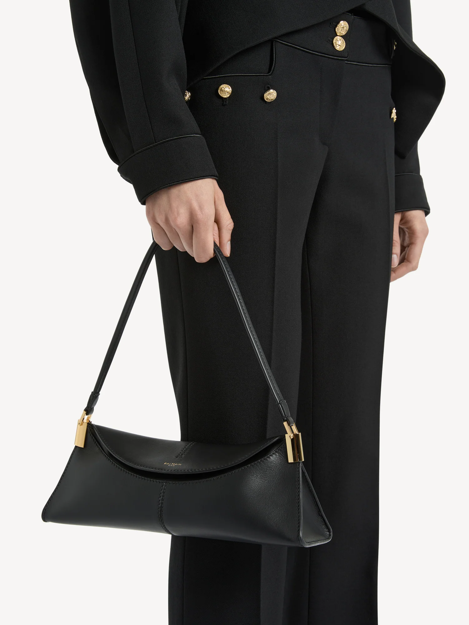 Balmain, 64-83 Small Bag in Smooth Leather