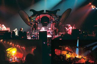 Roger Dean's shots of his stage set in action