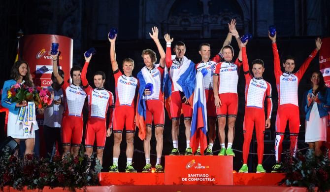 Katusha claimed the best prize award